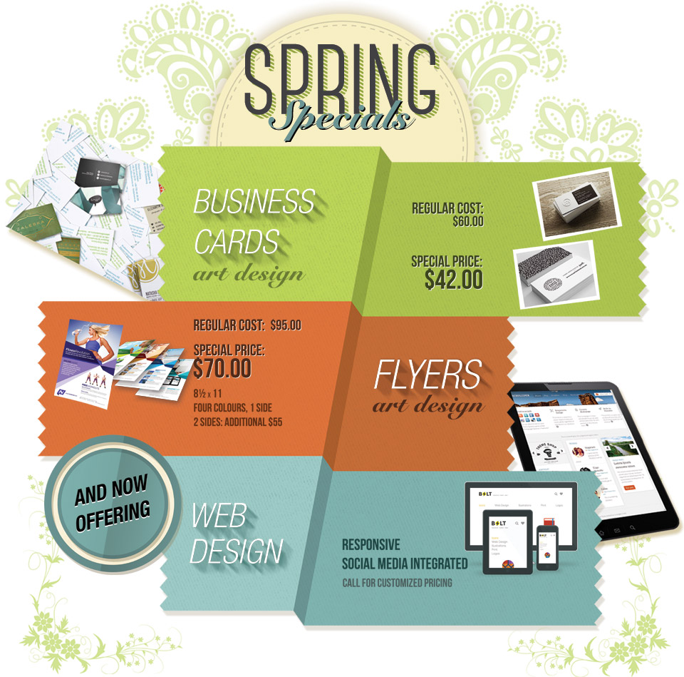 Spring Specials 2014